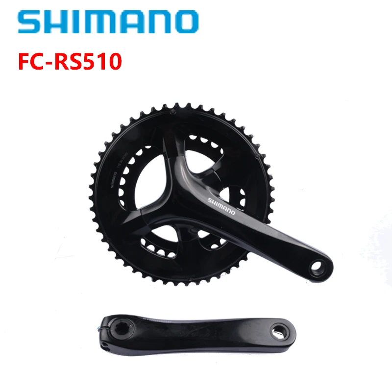 Shimano RS510 165mm 50-34T りゅう様お取り置き品 SHIMANO FC-RS510 2-Piece Crankset Chainwheel 165mm/170mm/172.5mm