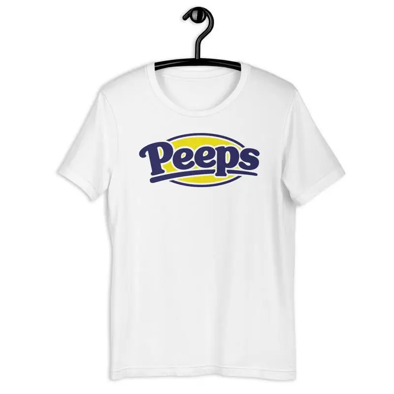 Camiseta con logotipo de MARSHMALLOW PEEPS, camiseta UNISEX americana divertida S 5XL