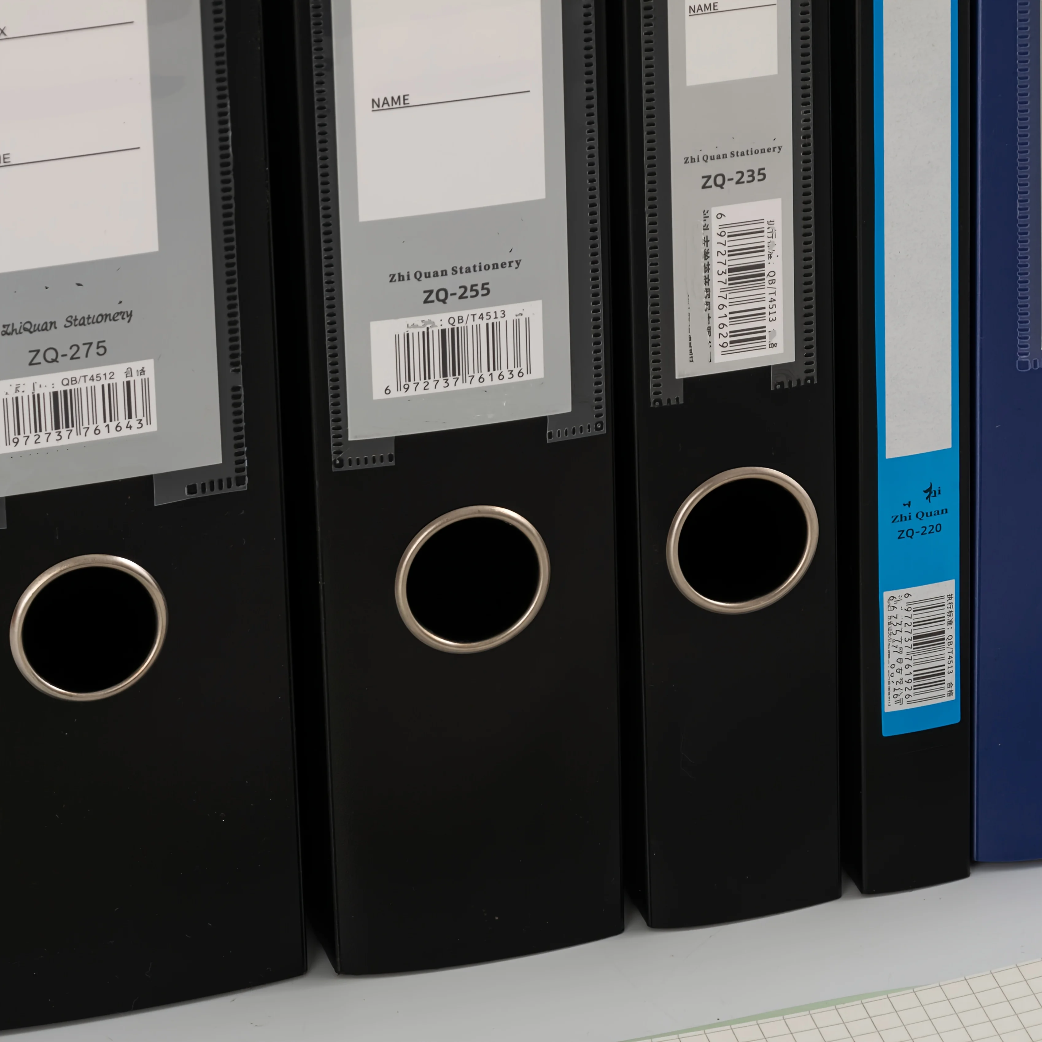 

3pcs A4 File Organizer Boxes - Durable, Foldable Plastic Storage for Documents, Contracts, Accounting Receipts & Personnel Files