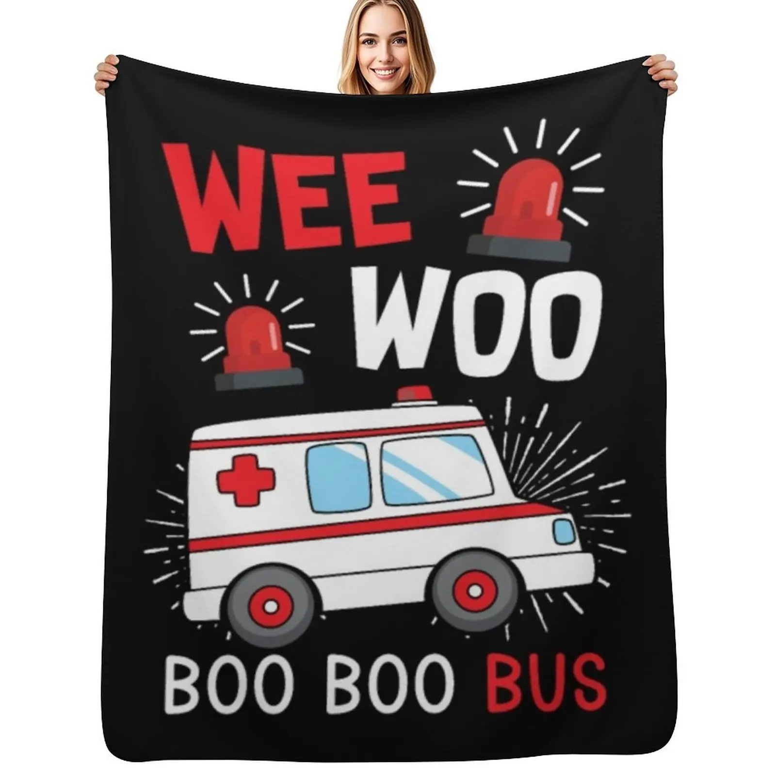 

Paramedic Wee Woo Ambulance Throw Blanket Fashion Sofas Sofa Throw For Decorative Sofa Blankets