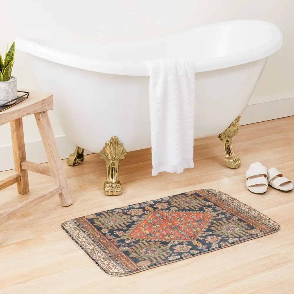 

Hamadan Antique West Persian Rug Print Bath Mat Anti-Slip Bathtub Non-Slip Shower Carpet Anti Slip Mat