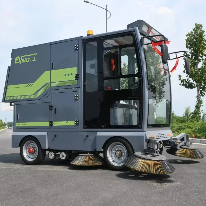 Customized ride‑on industrial floor sweeper scrubber high power cleaning machine for workshop depot heavy‑duty cleanup