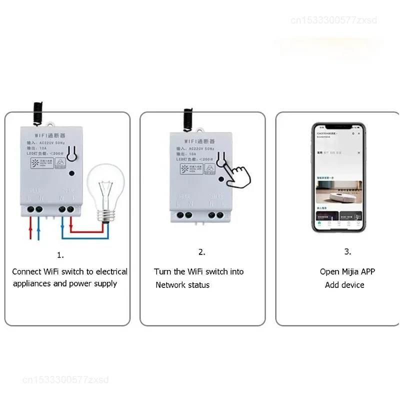 Xiaomi Universal Breaker Timer Works Set with Mi Home App Wireless Remote Control Light Smart Timer Switch Energy Saving Safety