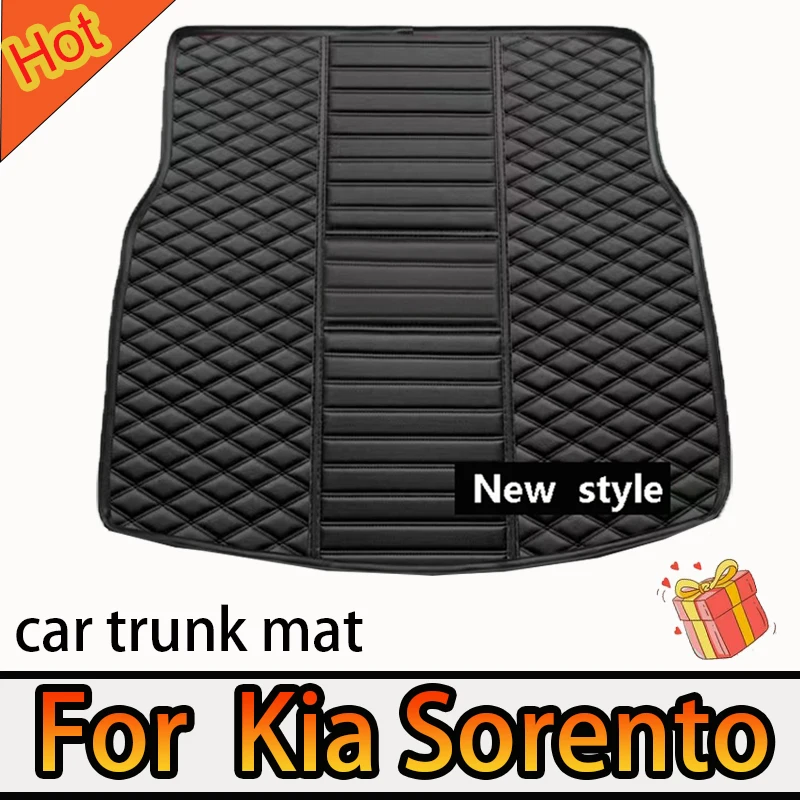 Trunk Mats For Kia Sorento Prime UM 5 Seats 2015 2016 2017 2018 2019 Carpets Automobile Accessories Car-styling Car Cargo Liner