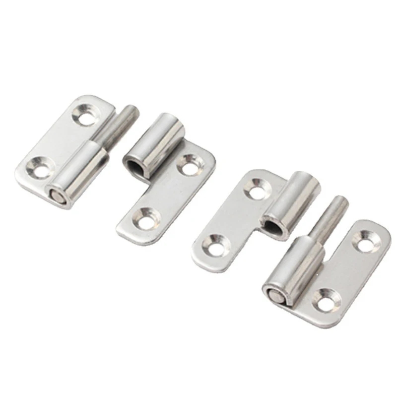 High Quality Stainless Steel Concealed Cabinet round Hinge for Aluminum Doors Removable Detachable Thickened Bathroom Door Hinge