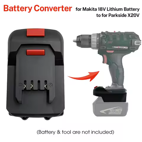 Battery Adapter Converter for Makita 18V Lithium Battery to for Parkside X20V Li-Ion Power Tool Accessories(NO Battery )