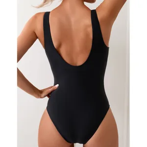 Summer Sexy Swimsuits of a play of closed women bath push up swimming wear bodysuit swimwear facts Beachwear Pool Bathing 2025 12 Main Sales May Black - №9