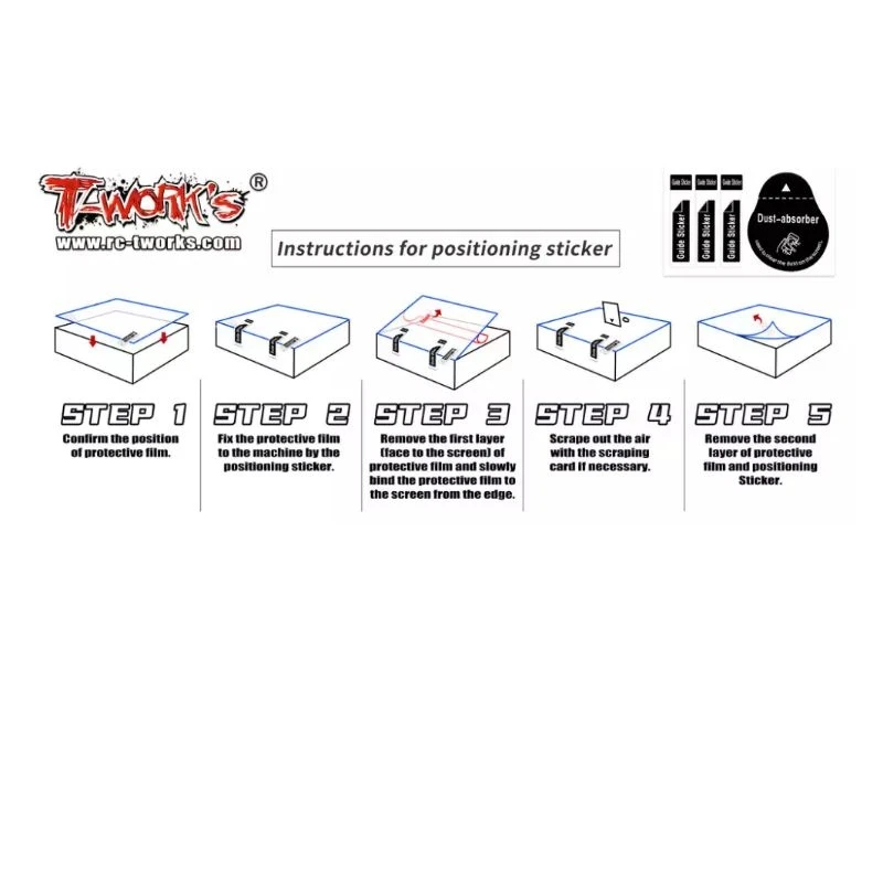 Original T work TA-085-MT44 Sanwa & Airtronics MT44/MT-5 Screen Protector  Professional Rc part