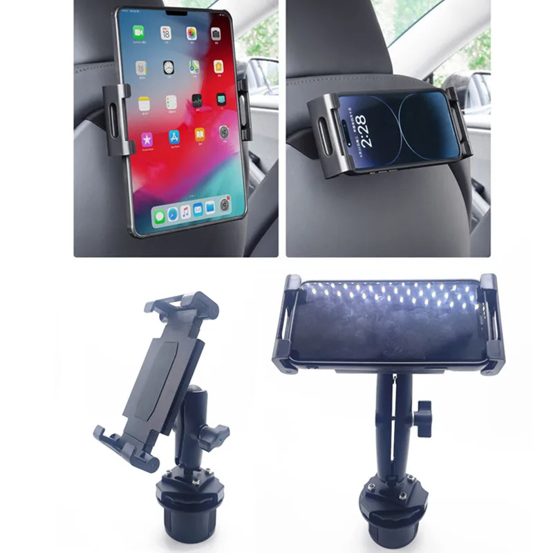 Автомобильный подстаканник, крепление для планшетов, телефона, регулируемая подставка для планшета, крепление для телефона, поддержка кронштейна для смартфона