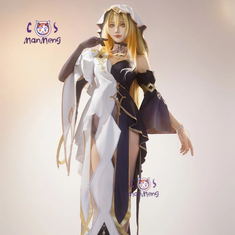 

Naberius Cosplay Costume Game Genshin Impact Women new sexy dress headwear prop Halloween carnival role play Naberius uniform