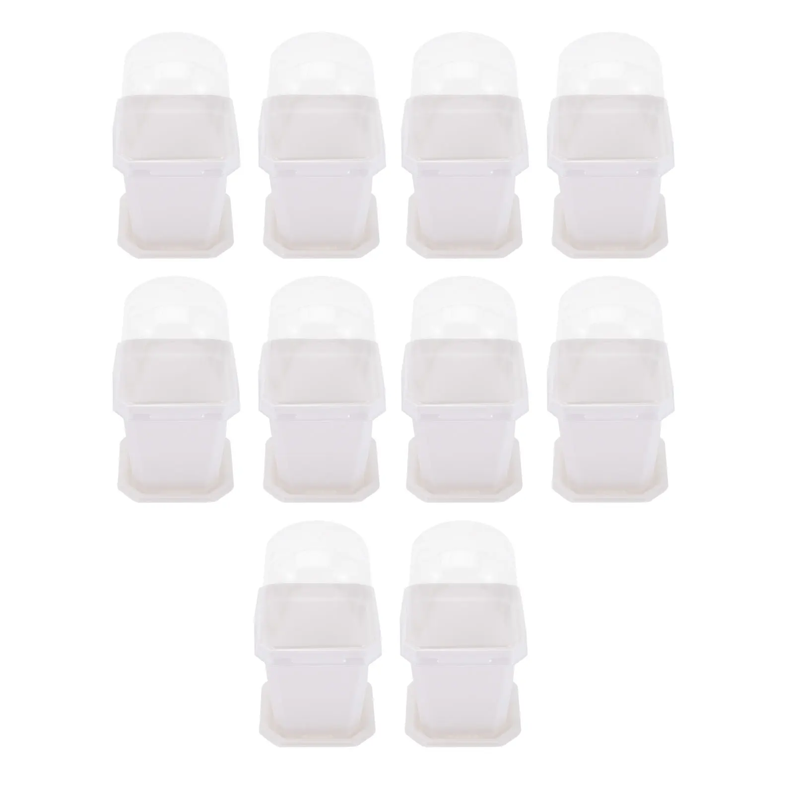 

10 Sets Mini Flowerpot ABS Durable Garden Planting Tools Multipurpose Pots Tray Air Inlet Drainage Hole Gardening Gift
