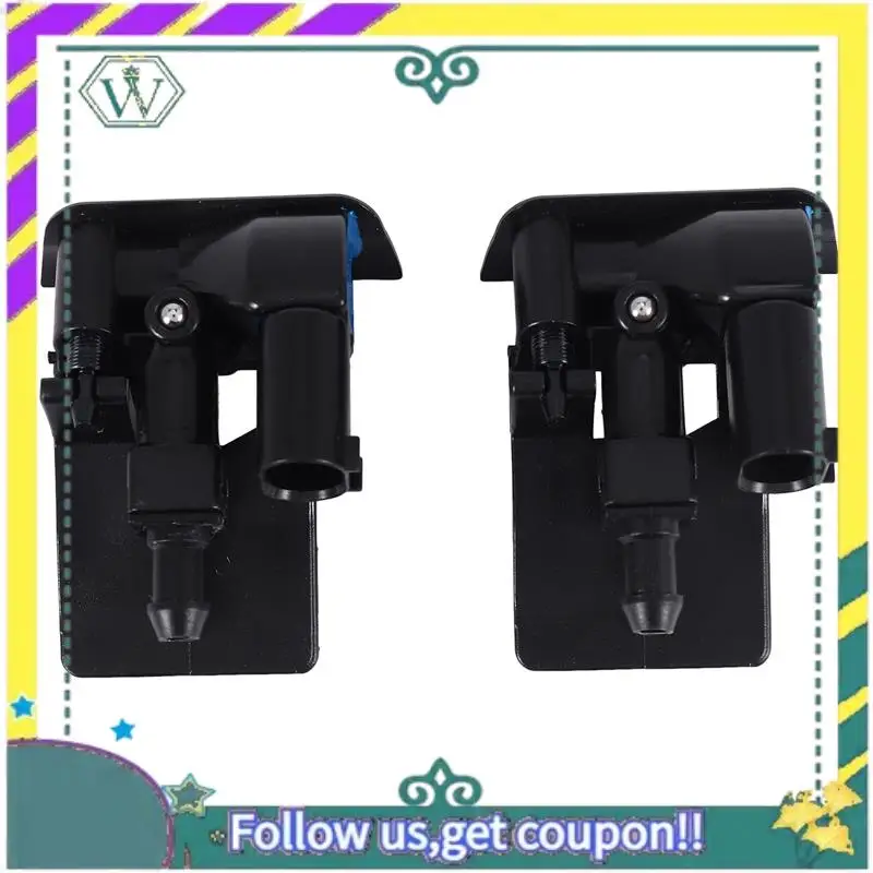 

Upgraded 2X New Windshield Washer Sprayer Nozzle Windscreen Nozzle Jet 61667183343 For -BMW X1 E84 / X6 E71 E72