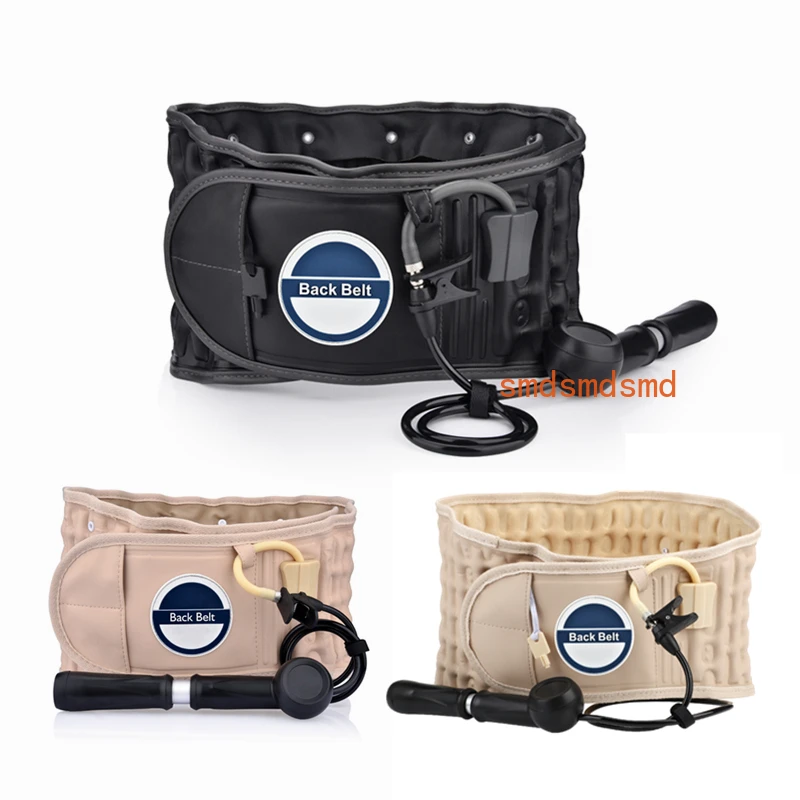 Inflate Lumbar Decompression Waist Belt Spine Air Traction Health Care Physio Back Support Brace Spine Back Posture Correction