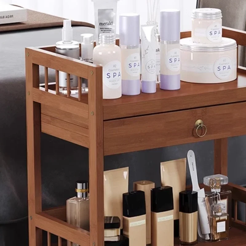 مانيكير عربة صالون حديثة مستحضرات التجميل تصفيف الشعر المتداول عربة أدوات صالون عربة الأدراج الطبية الأثاث Carritos Lstc