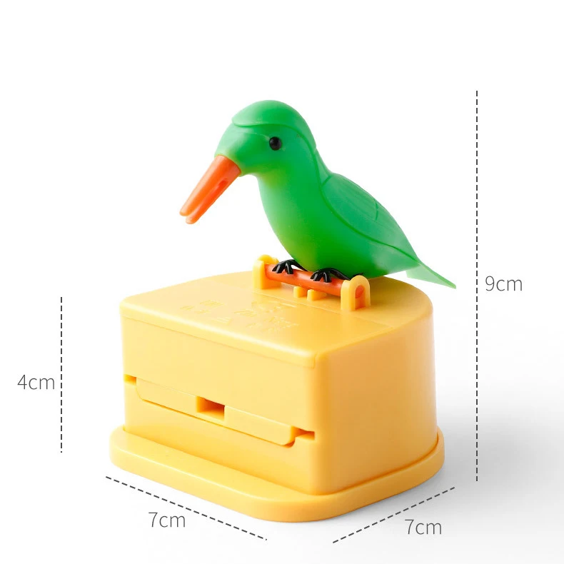 New Small Bird Toothpick Container Automatic Toothpick Dispenser Toothpick Holder Home Decoration Kitchen Accessories