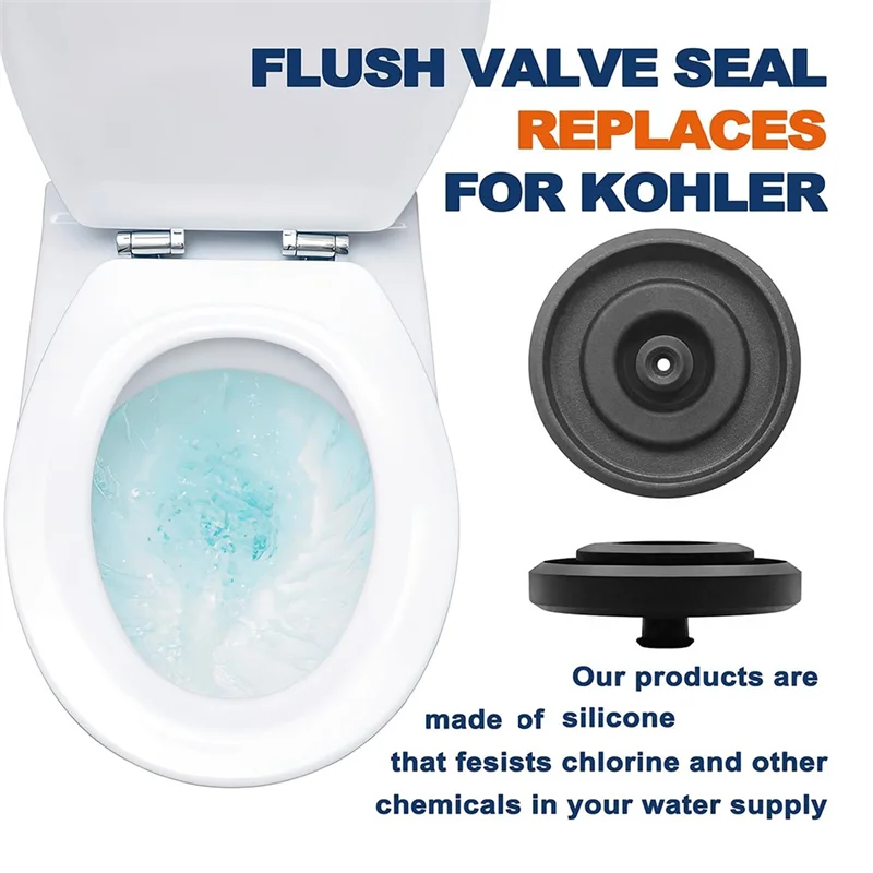

RMWIN-83143 Запасная часть уплотнения клапана наполнения унитаза для Kohler, наполнительный клапан для унитаза, резиновая уплотнительная диафрагма, прочная 5 упаковок