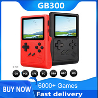 GB300 Mini Portable Retro Video Game Console 3.0 Inch Screen 6000+ Games Consola Juegos Handheld Game Player Games for Kid Gift