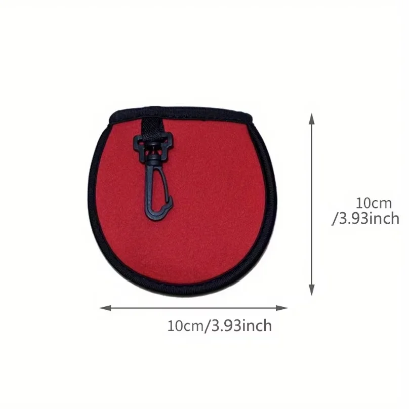 1PC Environmentally Friendly Hanging Hook with Plush Diving Material Inside Golf Sleeve Golf Protective Sleeve Ball Wiping Bag