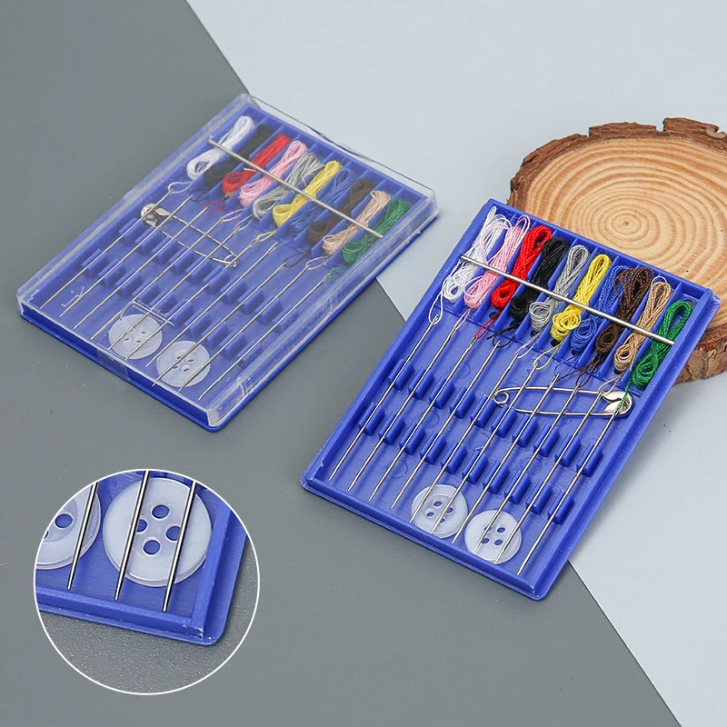 10 цветов, одноразовая коробка для хранения ниток