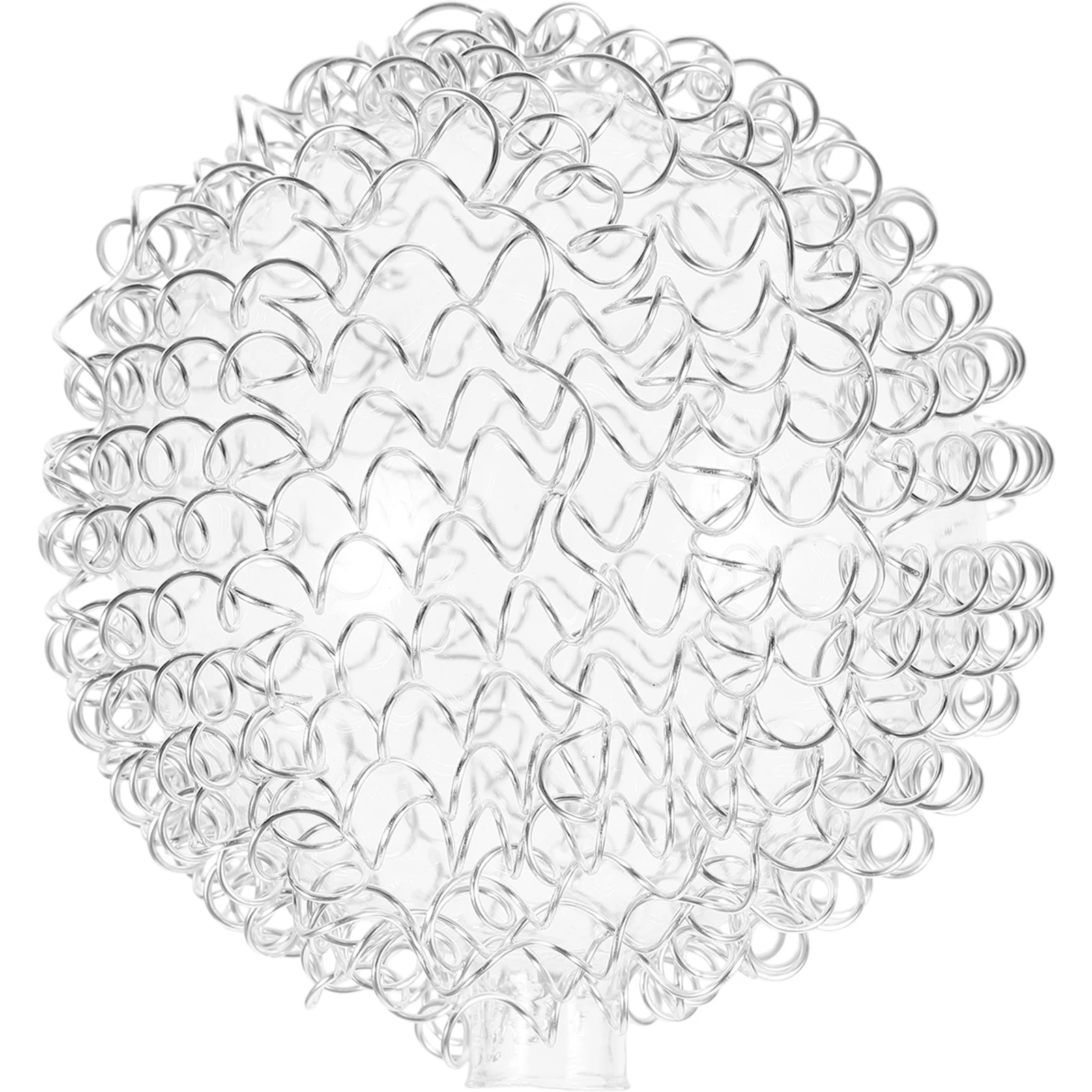 

G4 Clear Glass Aluminum Wire Lampshade Stable Material Lasting Durability Replacement Lampshades for Floor Lamp