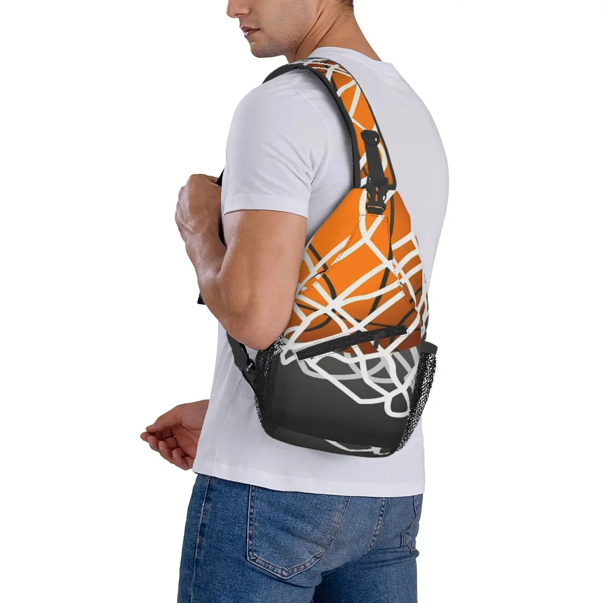 Sac de poitrine de basket-ball personnalisé, sac de vacances portable, cadeau 03Nice