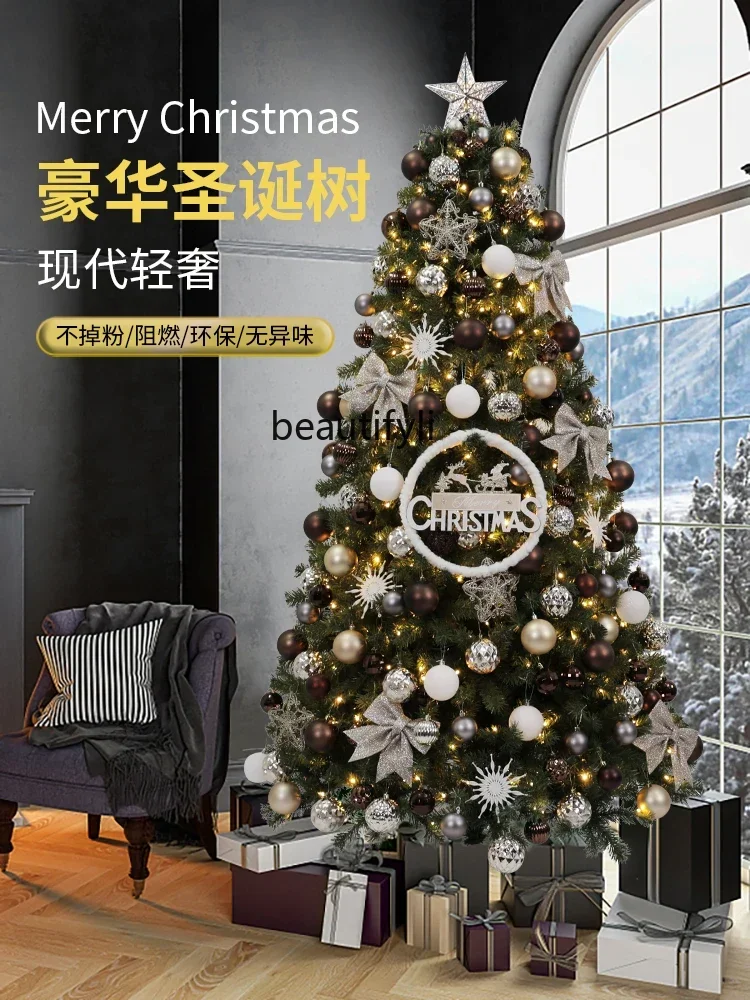 

YH Encrypted Christmas Tree Home Package Wind Premium Deluxe Set DIY Christmas Decorations