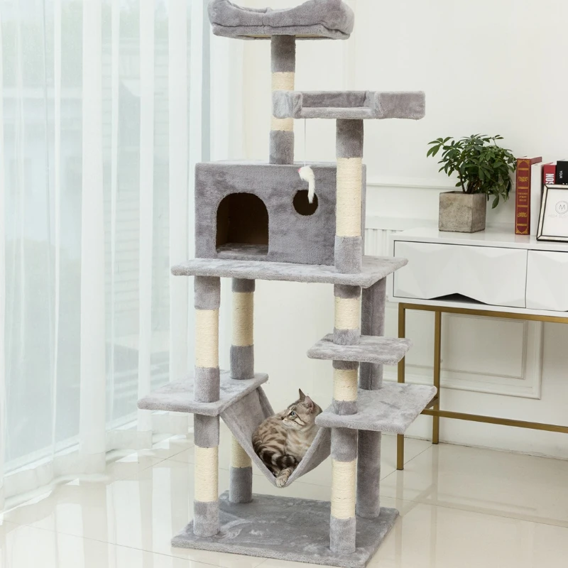 

Cat climbing frame cat nest large jumping platform villa toys