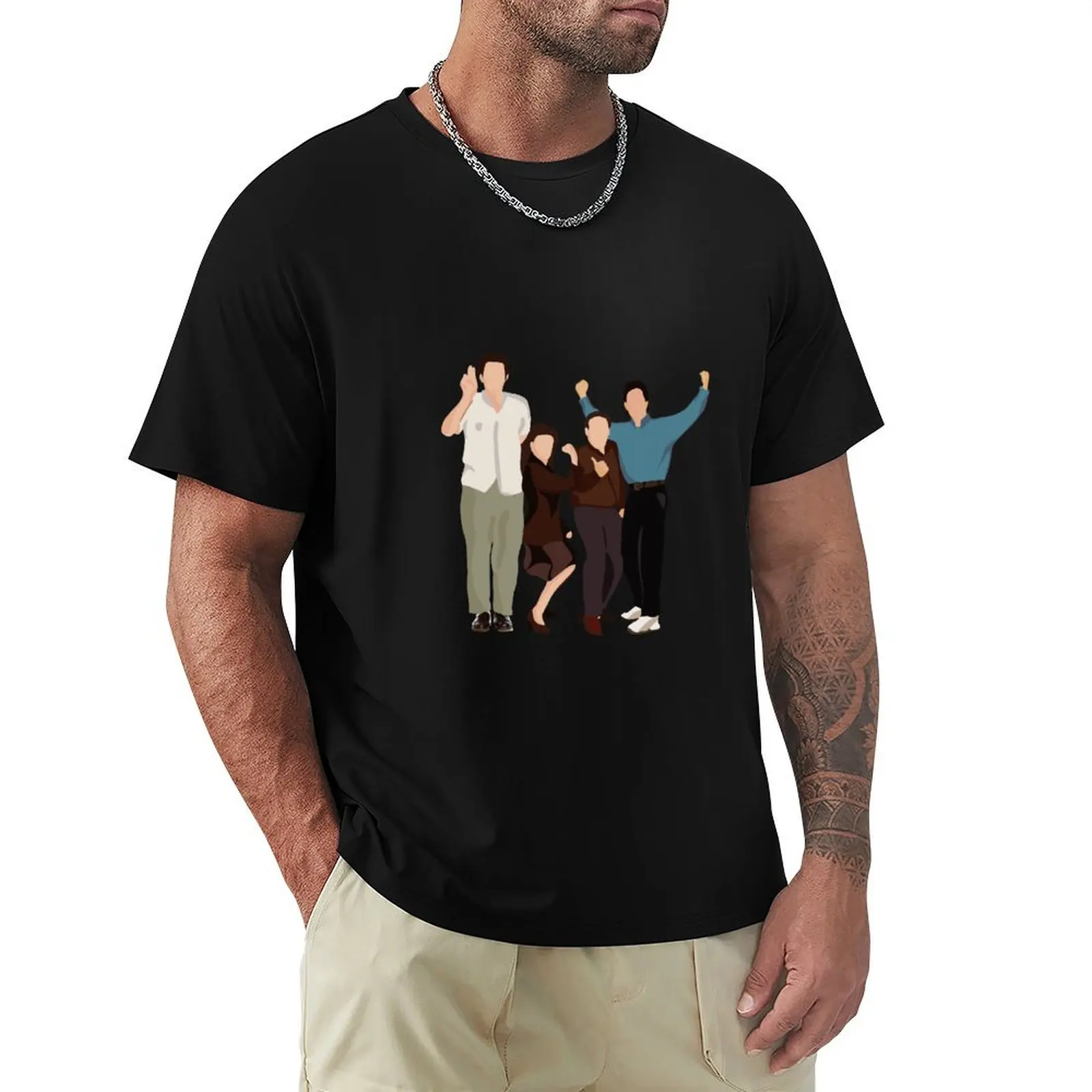 

Costanza and the Gang T-Shirt Anti-Pilling Casual T-Shirt