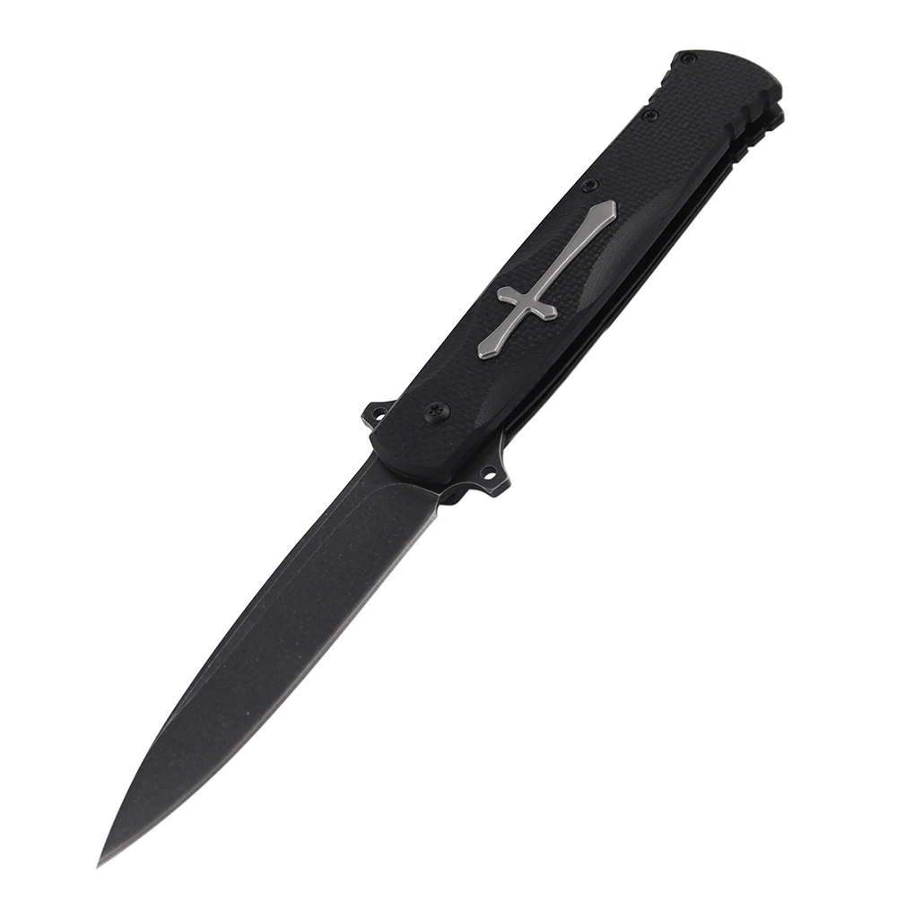 

Tactical Pocket Knife Folding Blade Utility Knife - G10 Handle Self Defense Upgrade Outdoor Hunting Camping Knife Collection