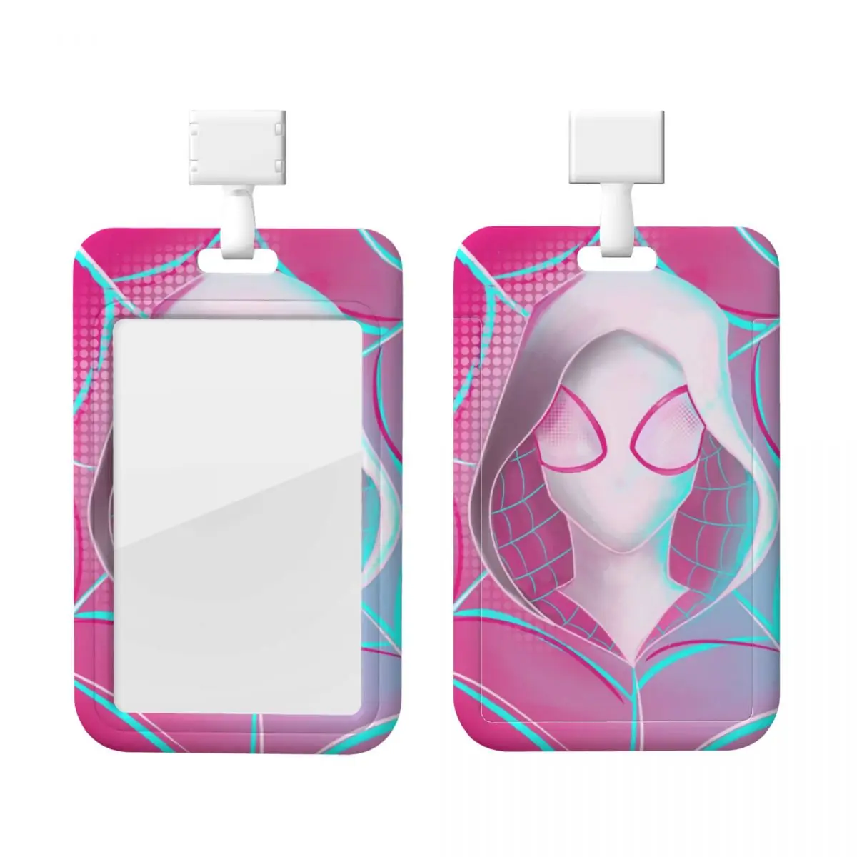 

Пользовательские Gwen Stacy Человек-Паук держатель для бейджа для больниц держатель для карт унисекс супергерой шейный ремешок держатели для кредитных карт шейный ремешок