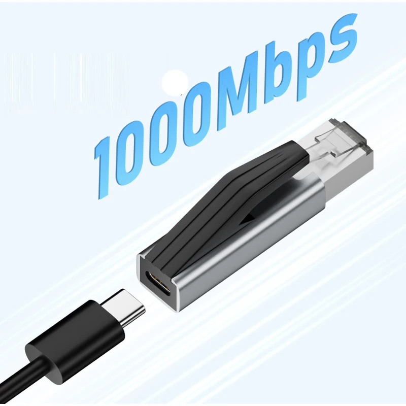 

1000 Мбит/с RJ45 штекерная сеть к Ethernet 1 Гбит/с гигабитный USB C гнездовой адаптер для ПК, планшетов, телефонов, Windows Linux, macOS iOS, Android