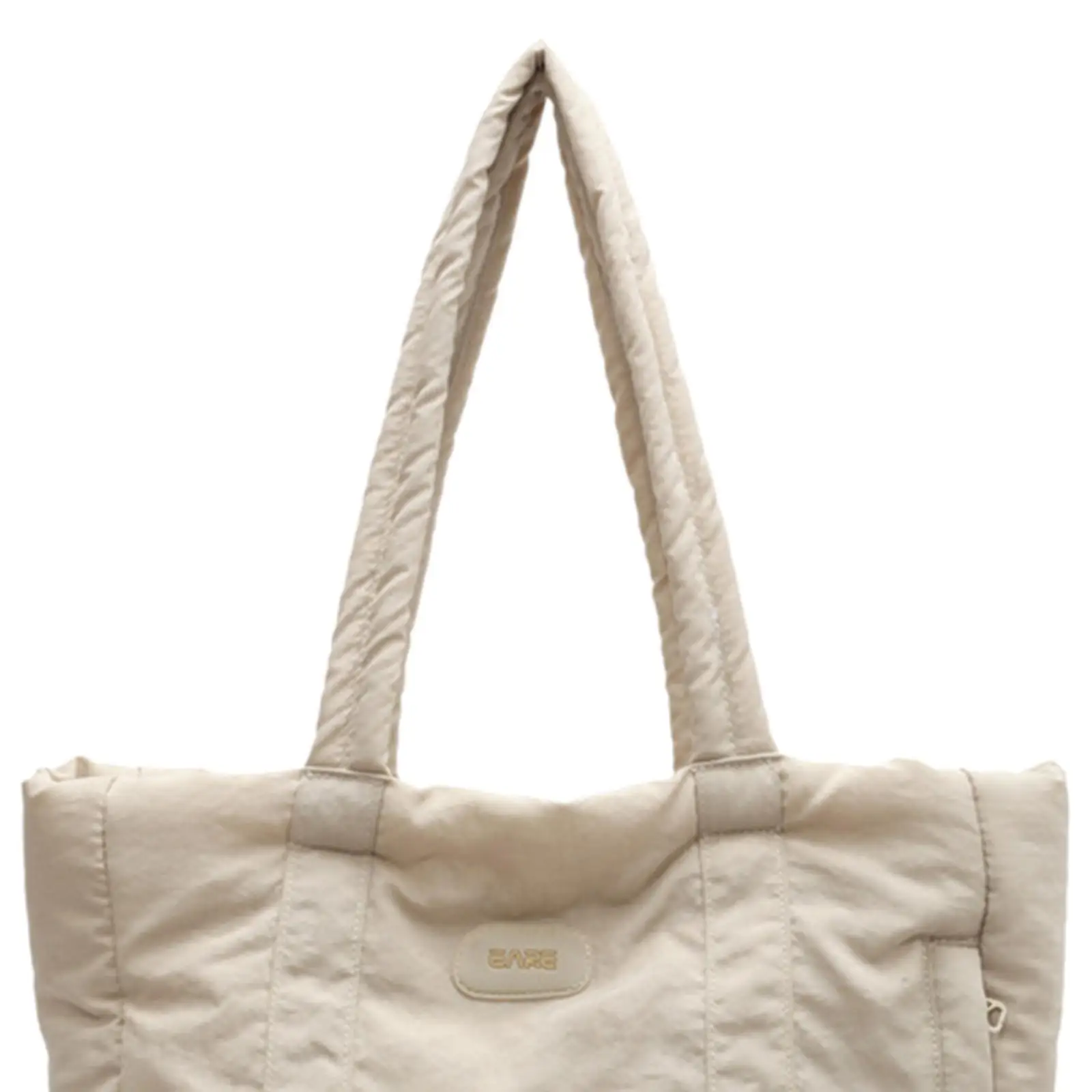 

Puffer Tote Bag Quilted Female Fashion with Zipper Lightweight Handbag for Street Work Travel Winter Valentines Day Gift for Her