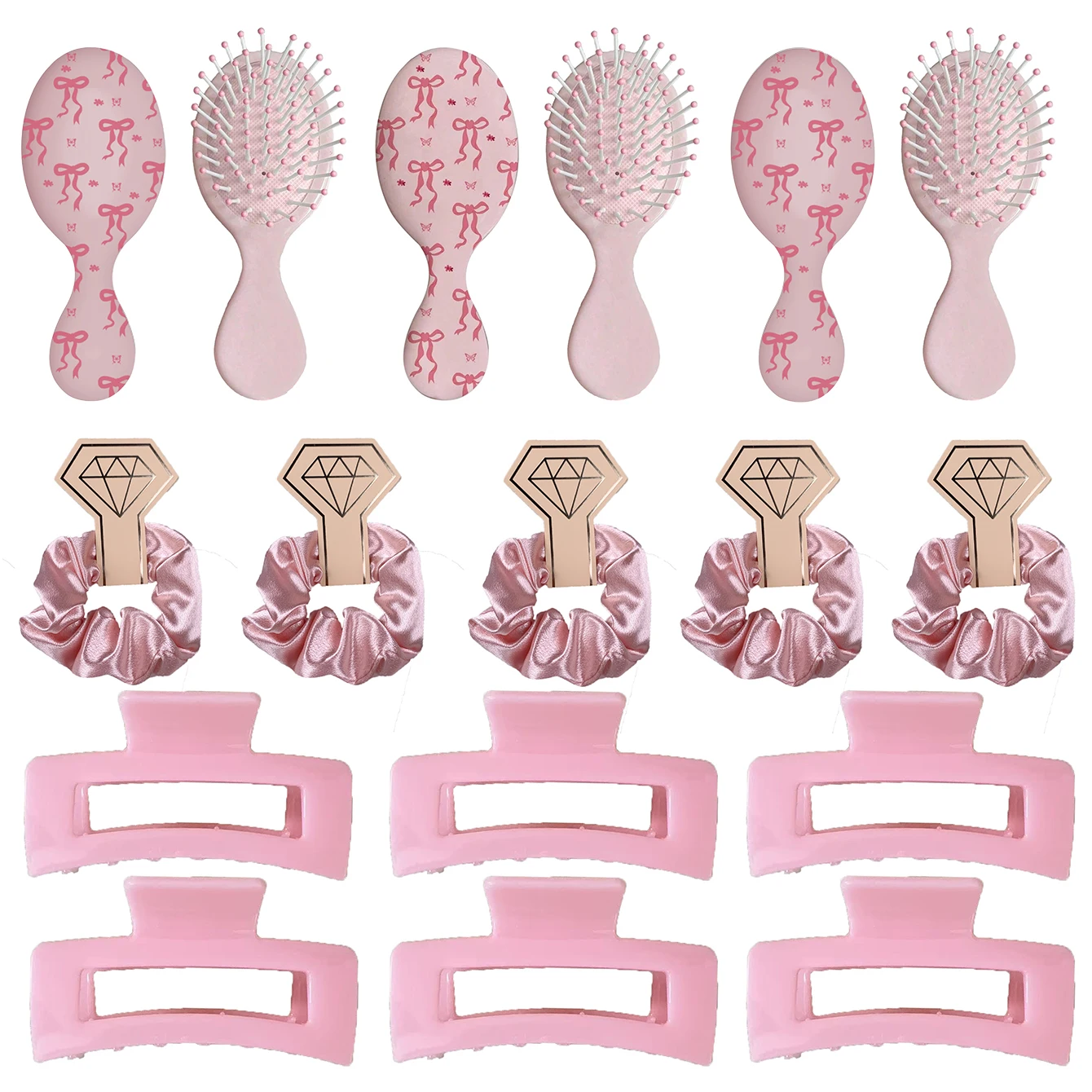 Pink Hair Accessory Combo Set 3