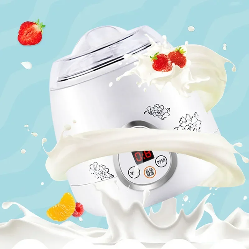 جديد 1.0L آلة النبيذ والزبادي الأرز التلقائي المنزلية متعددة الوظائف آلة تخمير صغيرة ذكية ذاتية الصنع