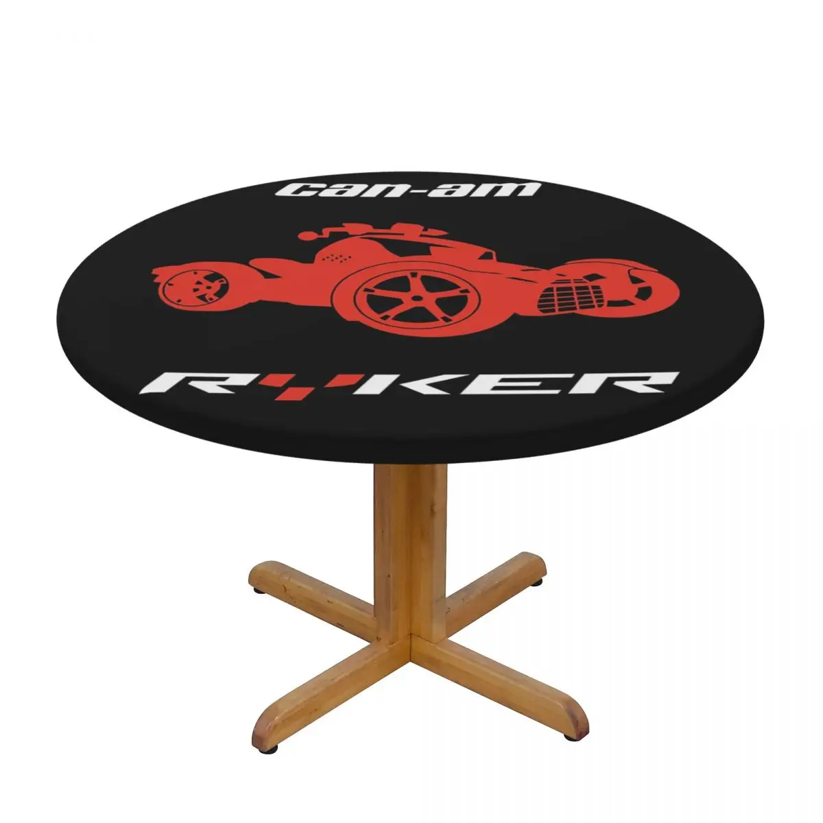Can I Am Ryker Off-Road Brp Atv Graphic Waterproof Round Tablecloth Oilproof Table Cloth for Kitchen Events Dining Table Cover