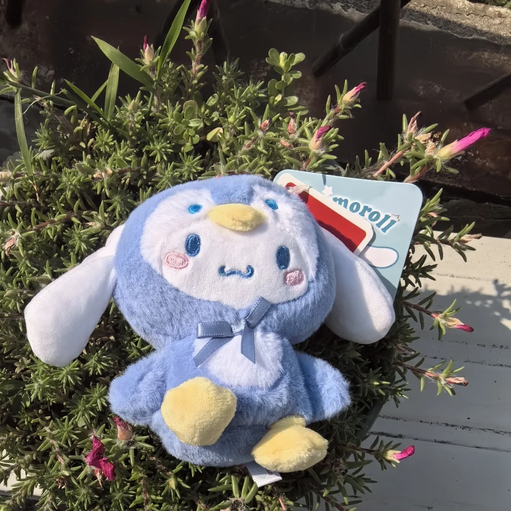 Sanrio Pochacco Cinnamoroll Cartoon peluche portachiavi ragazze bella borsa zaino auto ciondolo peluche carino portachiavi farcito