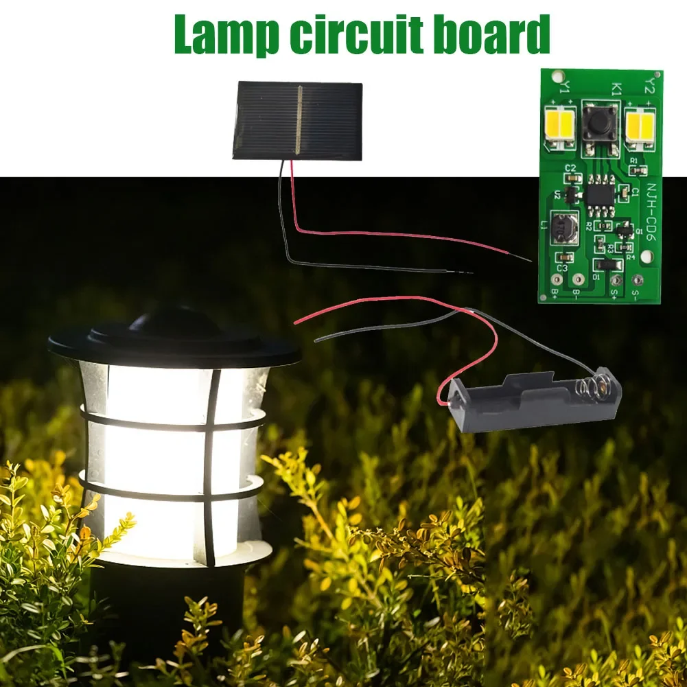 Portable Lantern Light Control Circuit Board Dual Color Solar Light Controller Module Strong Ornamental for Outdoor Garden Light