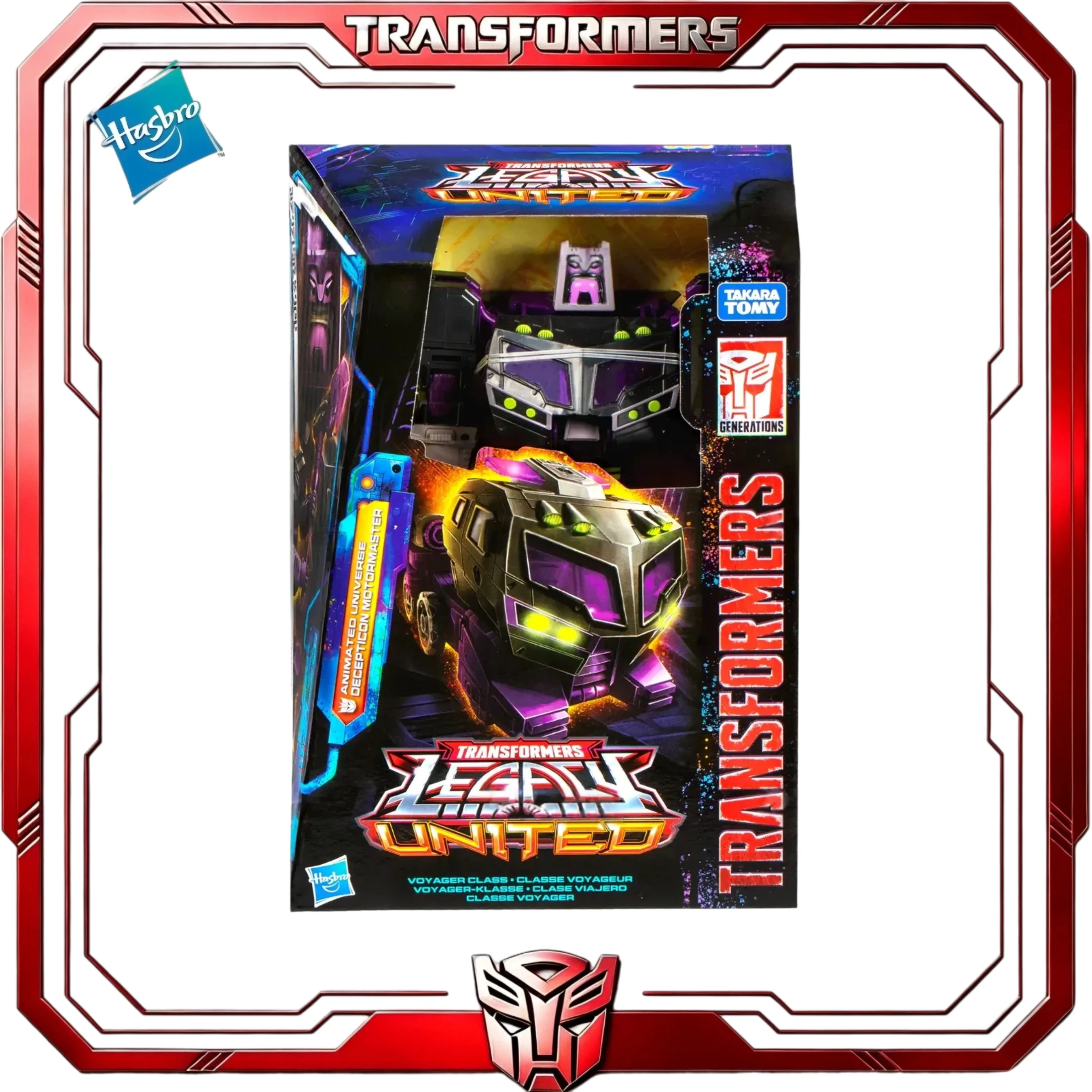 En Stock Transformers Legacy United Voyager Motormaster Hasbro Figura de Acción de Camión Decepticon del Universo Animado para Fans