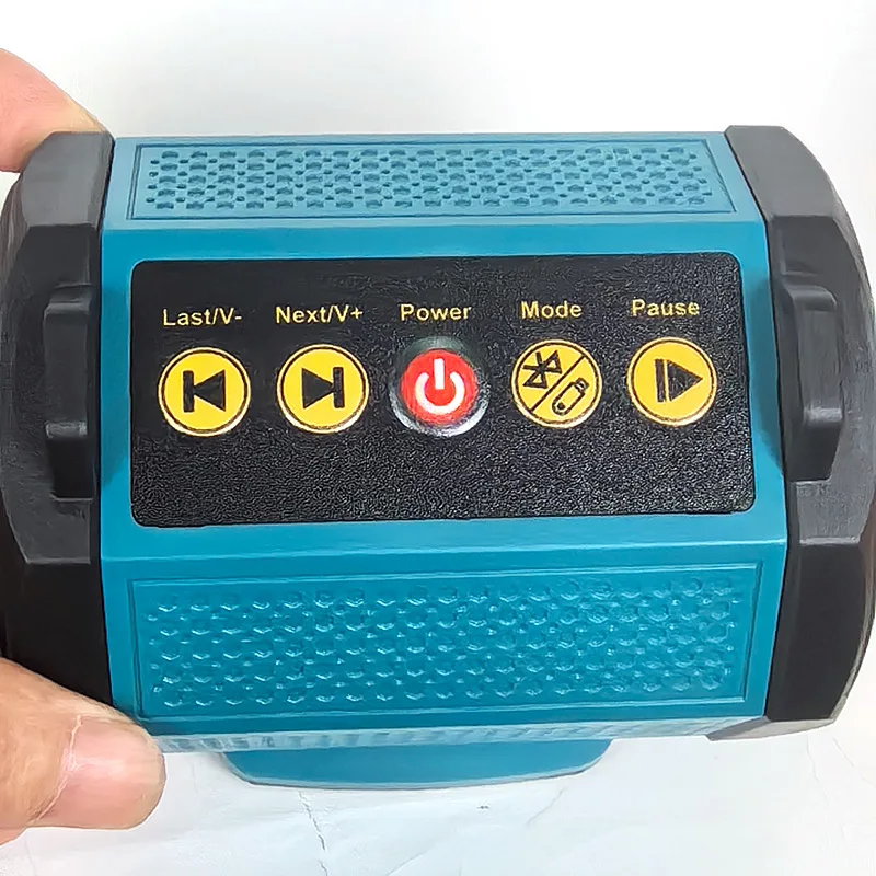 

For Makita 18V Lithium Batteries Portable Bluetooth Speaker Wireless Compact Speaker for Homes Parties with USB and Type-C Ports