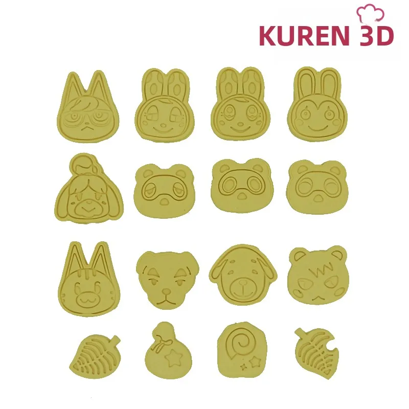

Adorable Pr-Sle 3D Cartoon Animal Biscuit Cookie Mold Cute Design Kitchen Baking Tools for Everyone