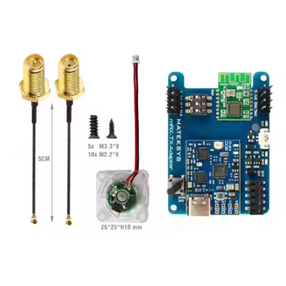

MATEK Mateksys MLRS MAVLink 2.4G 900MHz TX Module KIT MR24-30-TX MR900-30-TX