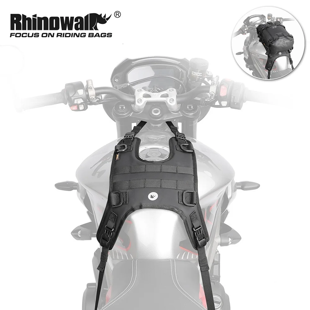 Rhinowalk Motorcycle Tank Bag Base For Universal Motorbike Multifunction Installation Motor Front Bag Fuel Tank Kit Accessory