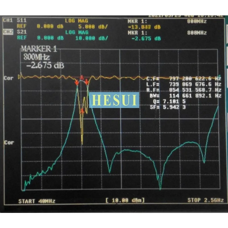 BPF Filter RF 770MHz-830MHz Module LC discrete element z bandpass filter, small size, SMA interface 800MH Module Board