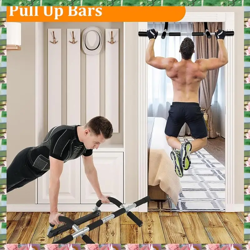 

Sports Wall Mounted Pull Up Bar - Chin Up Bar For Doorway, Multi-Gym Home Fitness Equipment With Enhanced Door Frame Protection,