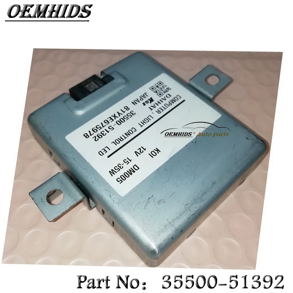 35500-51392 OEM LED Headlight Control Driver Module Original OEMHIDS Ballast For LA600 LA610 P91400-16010175 Lighting Part