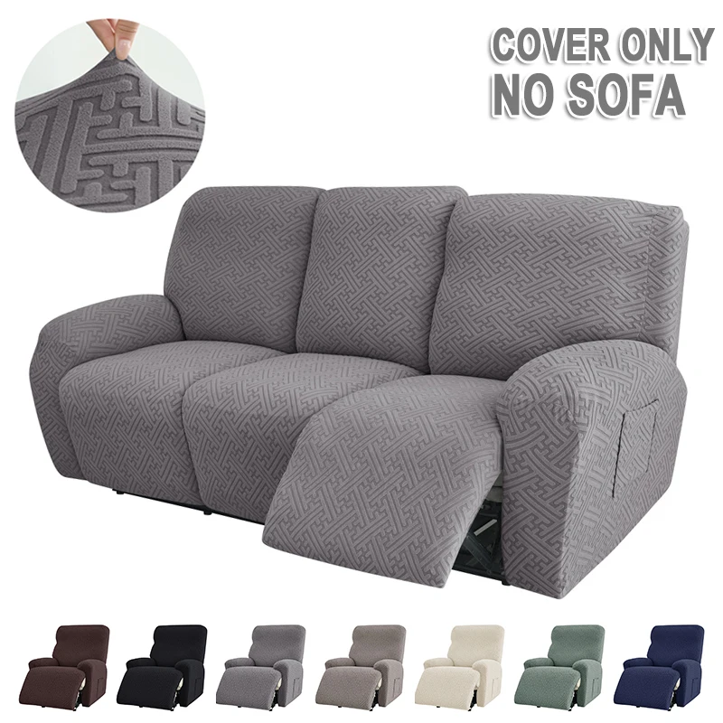 1/2/3-Sitzer Split-Relaxsessel-Bezüge, Dehnbarer Jacquard-Sesselüberzug für Wohnzimmer, Relaxsessel-Bezug für Zuhause