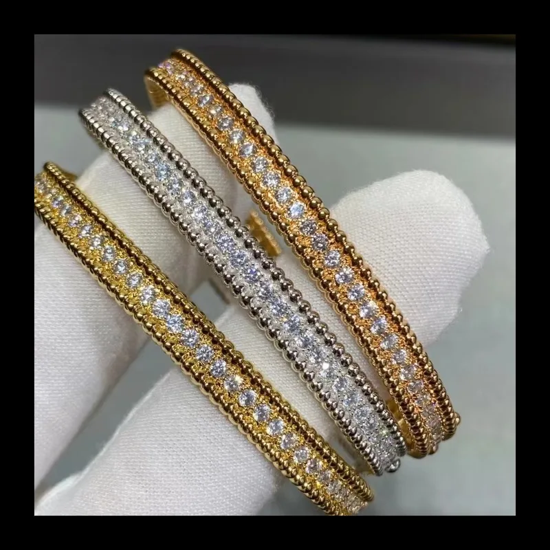 

Женский браслет из бисера с круглым краем и бриллиантами, легкая роскошь, модный браслет со звездным небом, сенсорные украшения