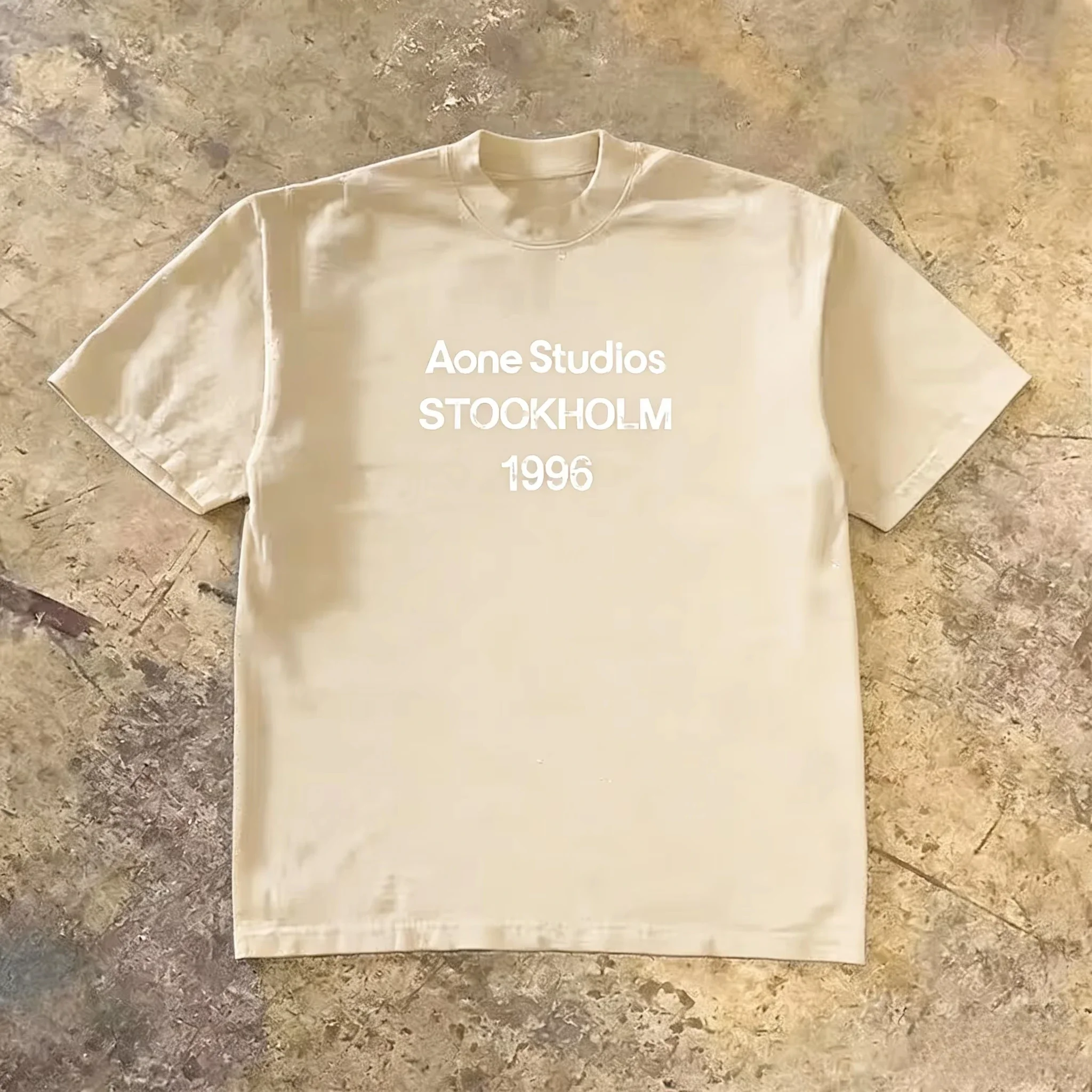 Sommer Mode-Trend Luxusmarke Buchstaben-Print T-Shirt für Männer und Frauen Baumwolle Kurzarm Unisex Casual T-Shirt – Detail 5
