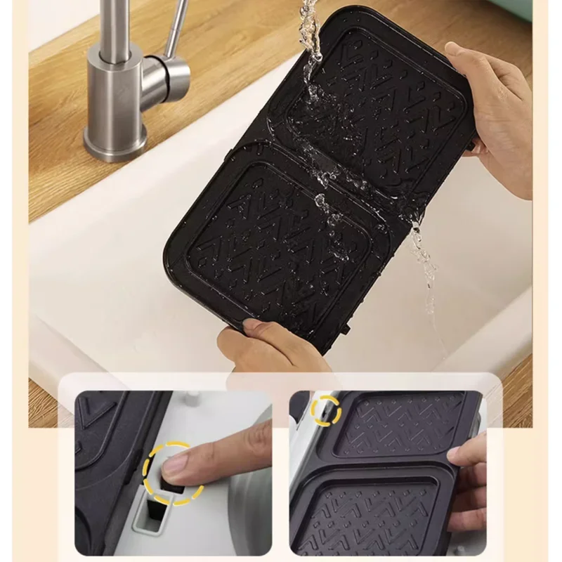 صانع الساندوتشات 220 فولت، طباخات متعددة، محمصة الإفطار، وعاء الطبخ، مقلاة غير لاصقة، أجهزة الطبخ