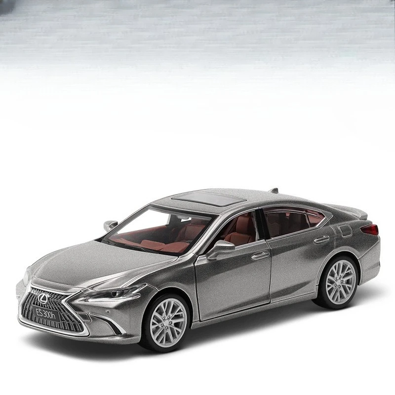 Simulation 1:35 Lexus ES300H Legierungsautomodell Zurückziehen Ton und Licht Spielzeugauto mit zu öffnenden Türen Sammlung Miniatur Voiture